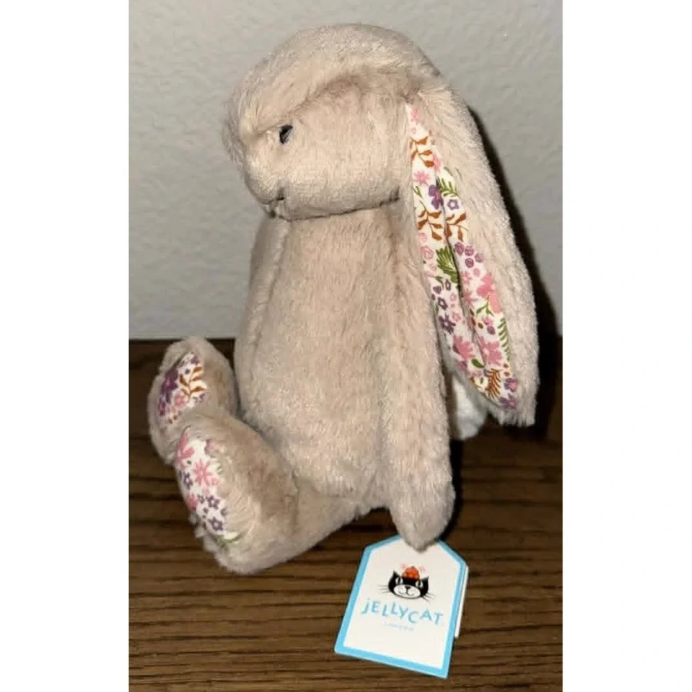 Jellycat Blossom Beige Bunny Petal Plush Small 7.1